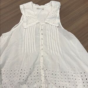 Urban Outfitters Kimchi Blue White Eyelet Top